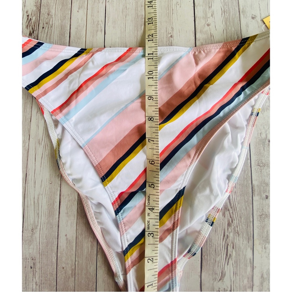 ๐ Roxy PT Beach Classics High Waist High Leg Bikini Bottom - Picture 8 of 10